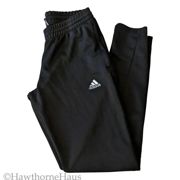 ADIDAS Sereno 11 Basic Pants Size S Pull On Zipper Ankles Tapered - Picture 1 of 12